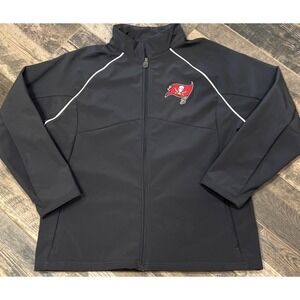 NFL Pro Line Tampa Bay Buccaneers Full Zip Softshell Fleece Lined Jacket 2XB